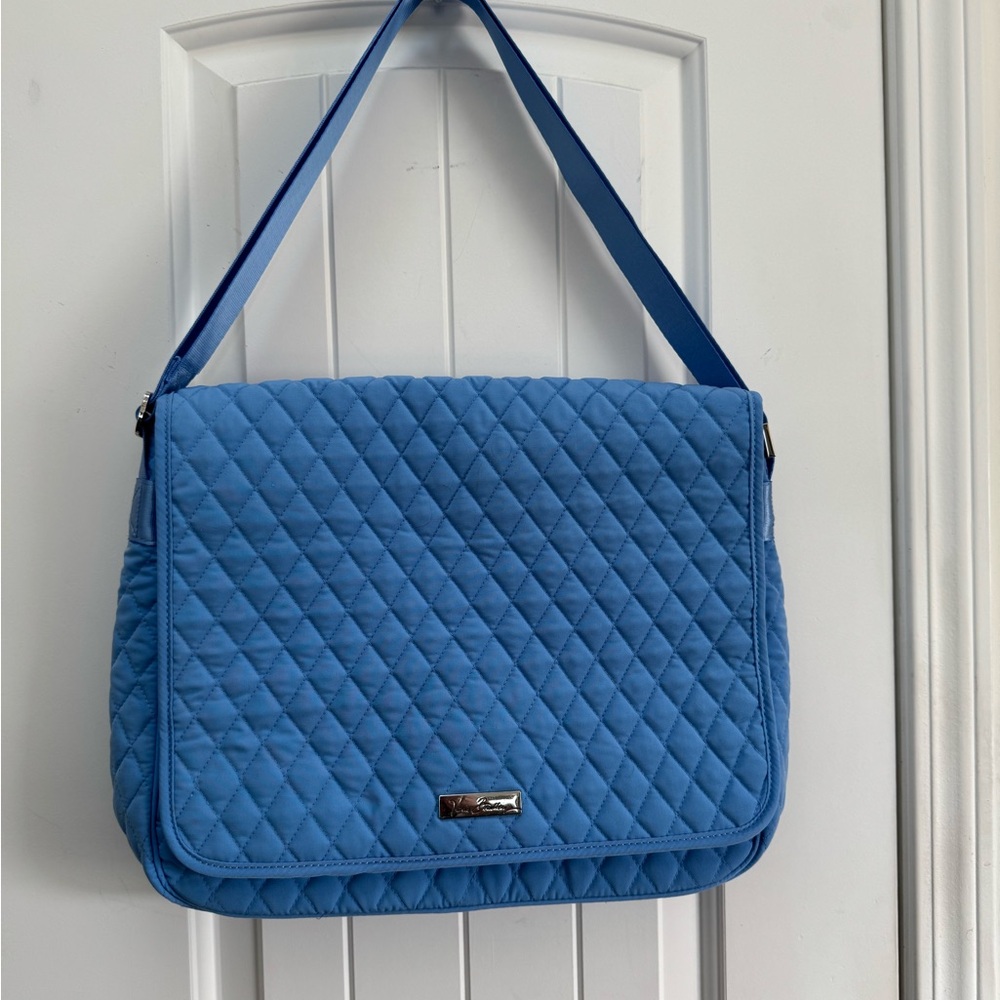 Vera Bradley Quilted Blue Shoulder Bag - NWT